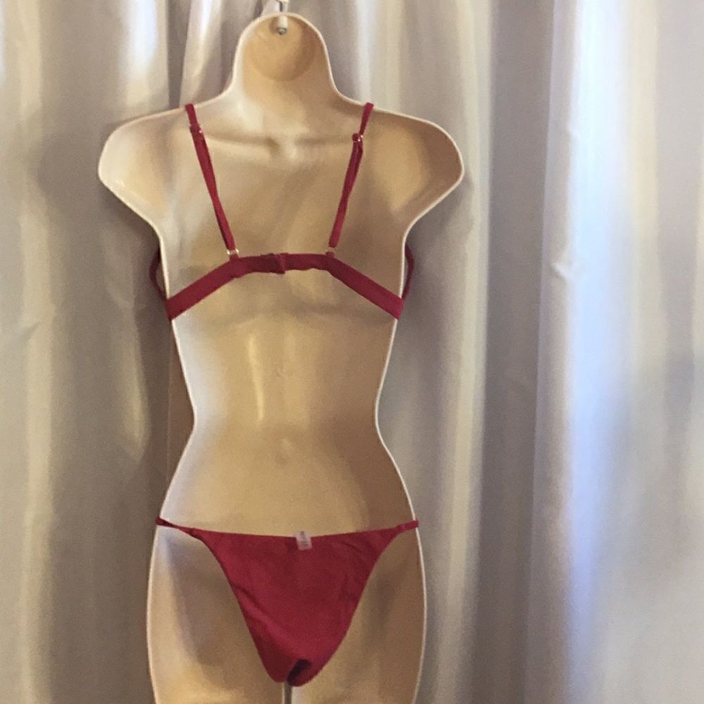 Nwot Red String Bikini In Size6 By M Zaful - image 7